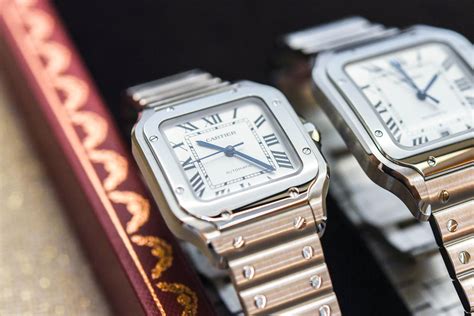 cartier santos measurements|cartier santos medium vs large.